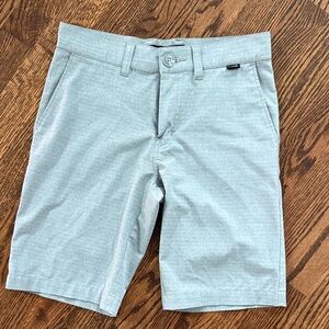Travis Mathew Light Gray Flat Front Shorts